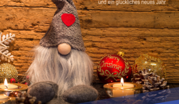 Weihnachtsgruss und Betriebsferien